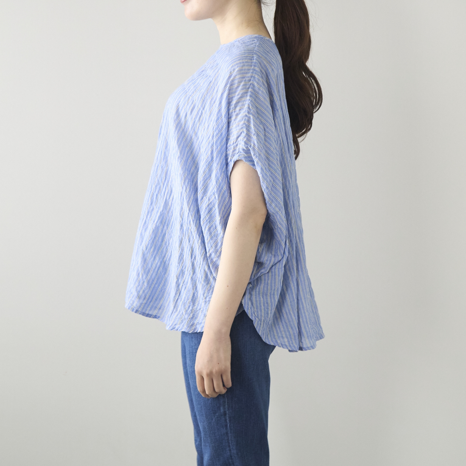 Kilka/汗をかいてもはりつかない、速乾サークルブラウス